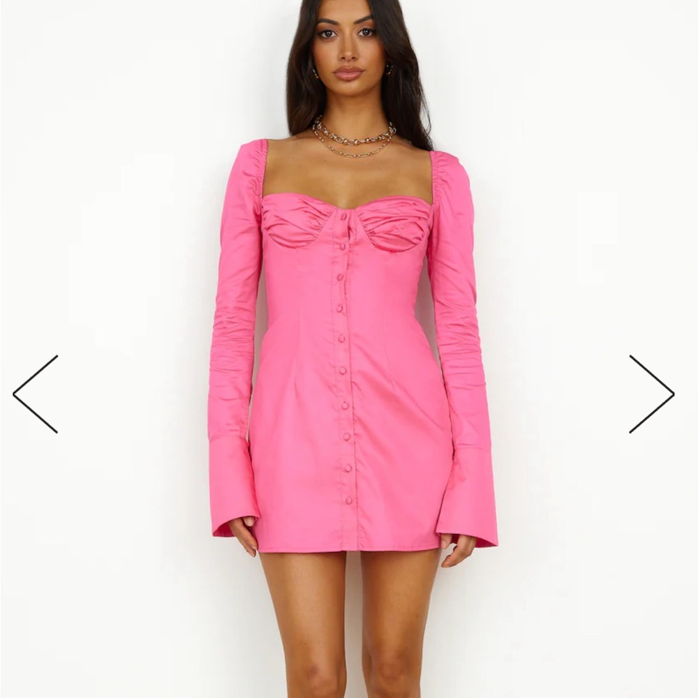 Hot Pink Mini Dress - Hello Molly Dress
